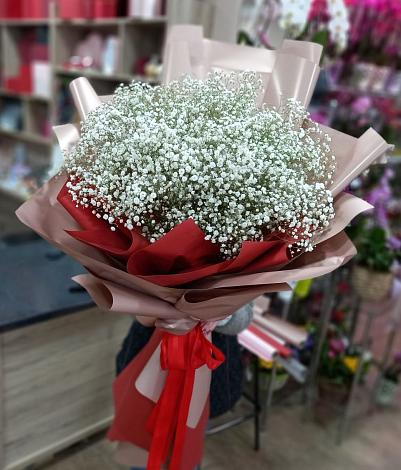 Букет цветов из: Гипсофила в Ангелово