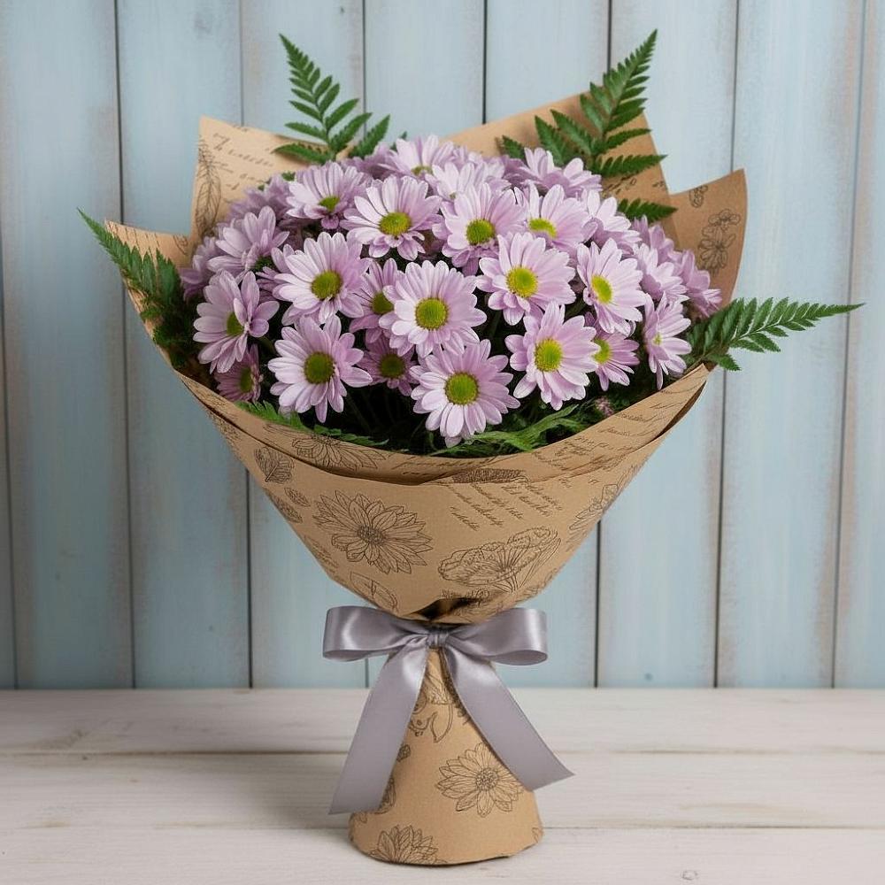 Букет цветов из: Хризантемы в Ангелово