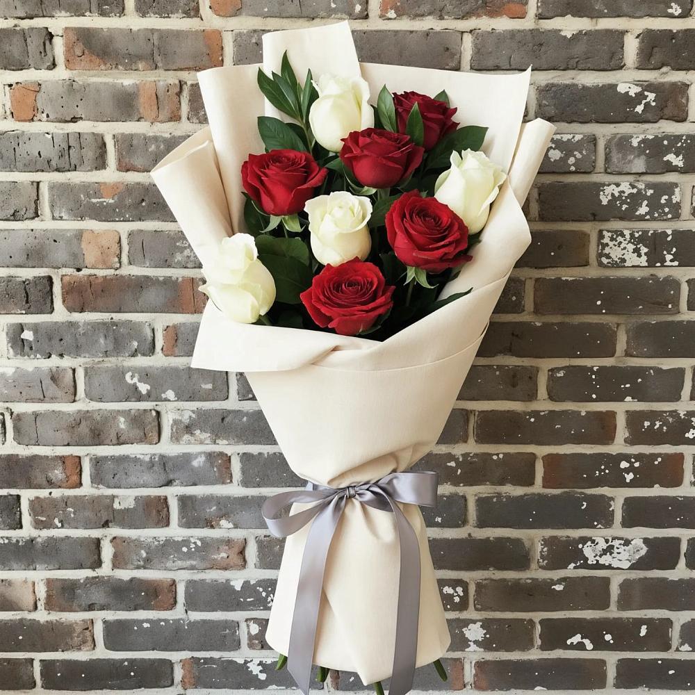 Букет цветов из: Розы в Ангелово