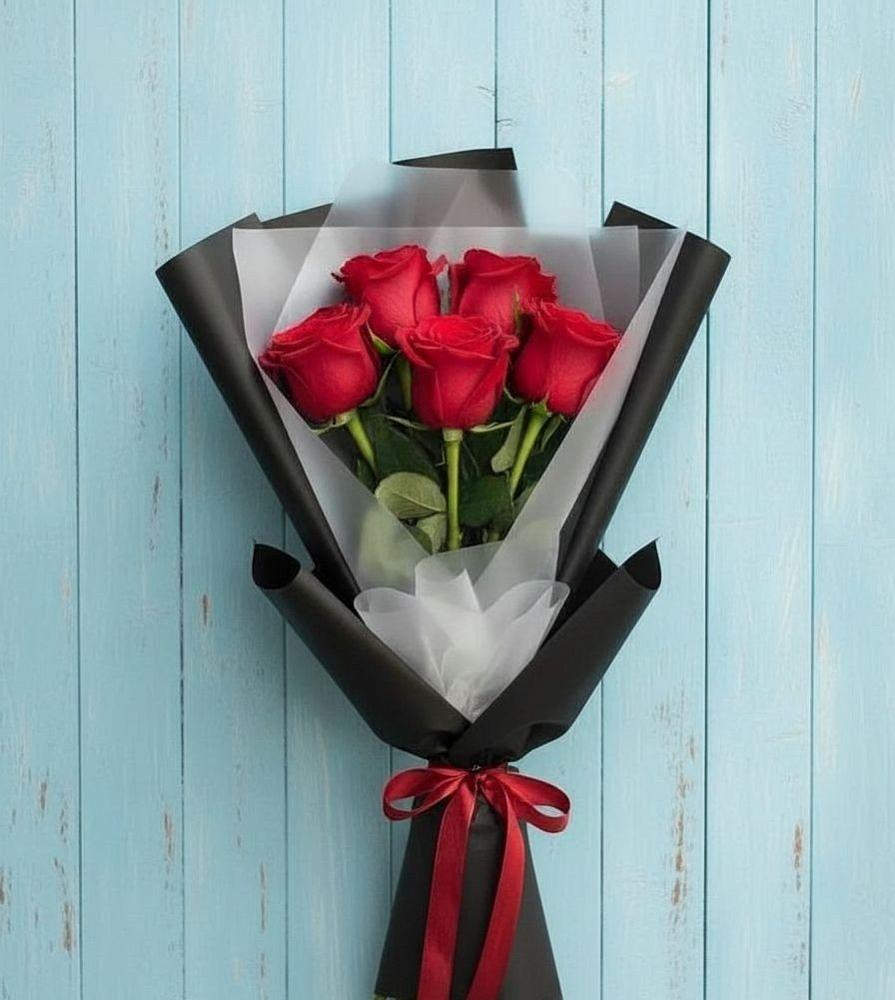 Букет цветов из: Розы в Ангелово